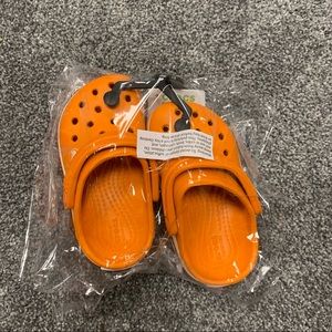 NWT CROCS Orange. BABY SIZE